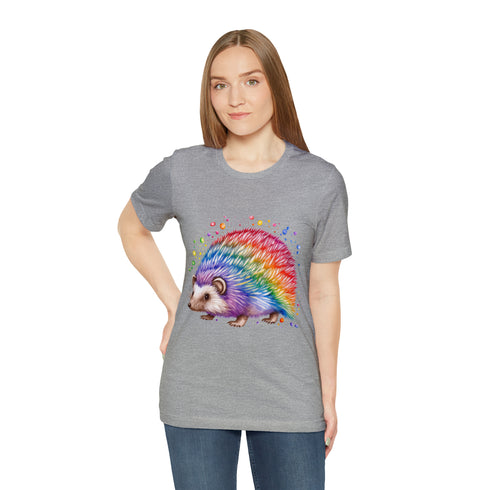 Rainbow Hedgehog - Short Sleeve Tee